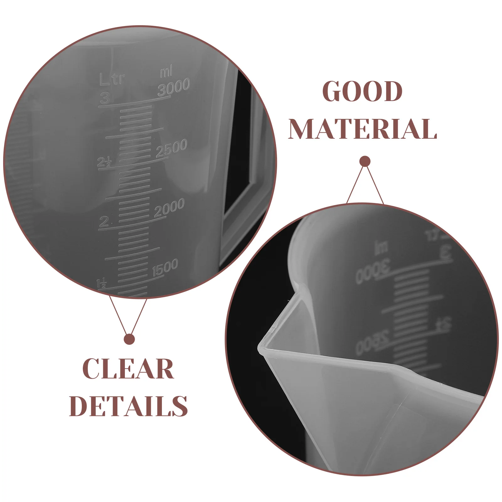 Измерение масла 3000 мл, большая емкость, прозрачная пластиковая градуированная чашка для авторемонтной мастерской, измерительная чашка для измерения масла, инструмент 
Измерение масла 3000 мл, большая емкость, прозрачная пластиковая градуированная чашка для авторемонтной мастерской, измерительная чашка для измерения масла, инструмент