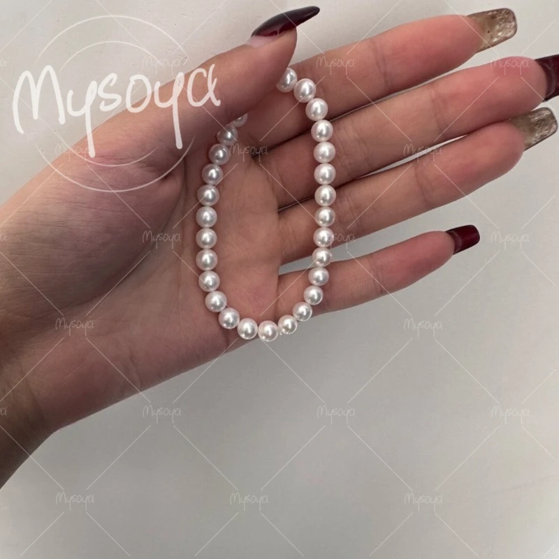 MYSOYA 6-7mm White Freshwater Pearl Bracelet, with Gift Box, Her/Him Gift, Birthday, Wedding, Anniversary, Mother's Day A0099
MYSOYA 6-7mm White Freshwater Pearl Bracelet, with Gift Box, Her/Him Gift, Birthday, Wedding, Anniversary, Mother's Day A0099