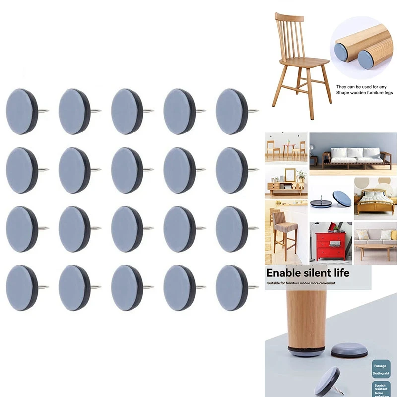 20 Pcs Furniture Slider Pads With Nail Feet Furniture Moving Gliders Mover Floor Protector
20 Pcs Furniture Slider Pads With Nail Feet Furniture Moving Gliders Mover Floor Protector