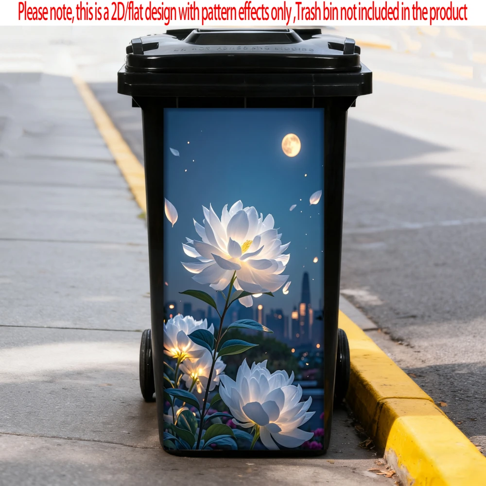 1Pc 2D Flat Flower Trash Can Sticker Bin Stickers Waterproof Self Adhesive Wallpaper Home Wall Art Kitchen Decoration
1Pc 2D Flat Flower Trash Can Sticker Bin Stickers Waterproof Self Adhesive Wallpaper Home Wall Art Kitchen Decoration