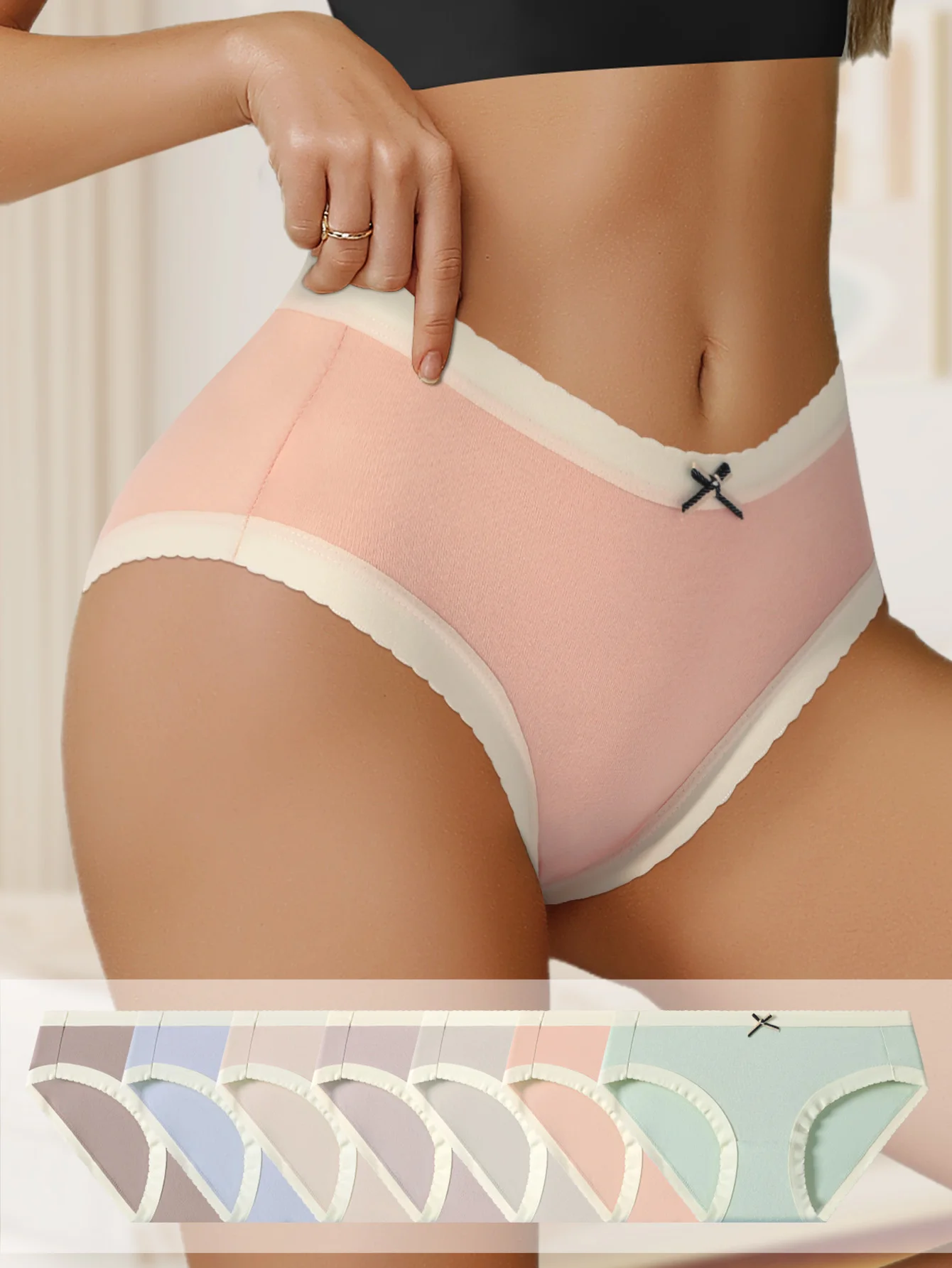 Hotcom 7 шт. хлопковые трусики с высокой талией, женские мягкие дышащие удобные трусы, милые трусики для девочек больших размеров
Hotcom 7 шт. хлопковые трусики с высокой талией, женские мягкие дышащие удобные трусы, милые трусики для девочек больших размеров