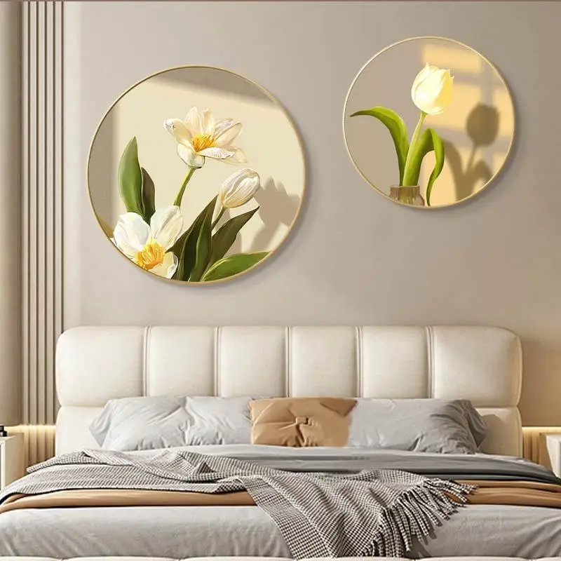 New Round Home Background Wall Hanging Painting Fashion Printing Bedside Decor Painting Creative Combination Living Room Mural
New Round Home Background Wall Hanging Painting Fashion Printing Bedside Decor Painting Creative Combination Living Room Mural