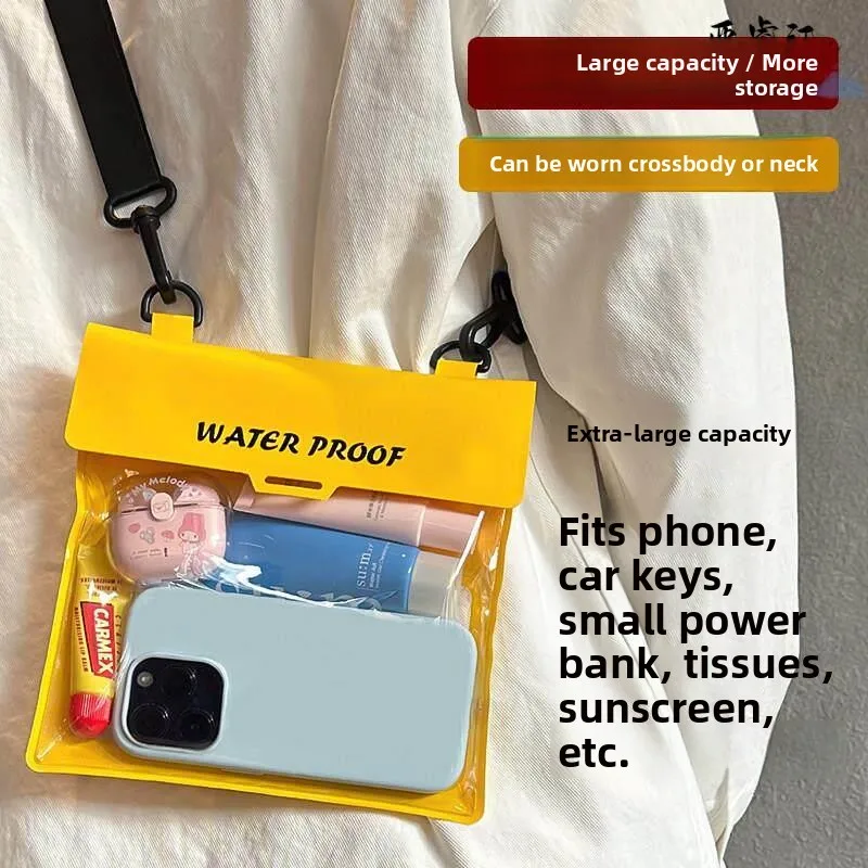 Large Size Waterproof Phone Bag for Swimming Touch Screen Compatible Sealable Outdoor Floating Bag Durable Protective Cover
Large Size Waterproof Phone Bag for Swimming Touch Screen Compatible Sealable Outdoor Floating Bag Durable Protective Cover