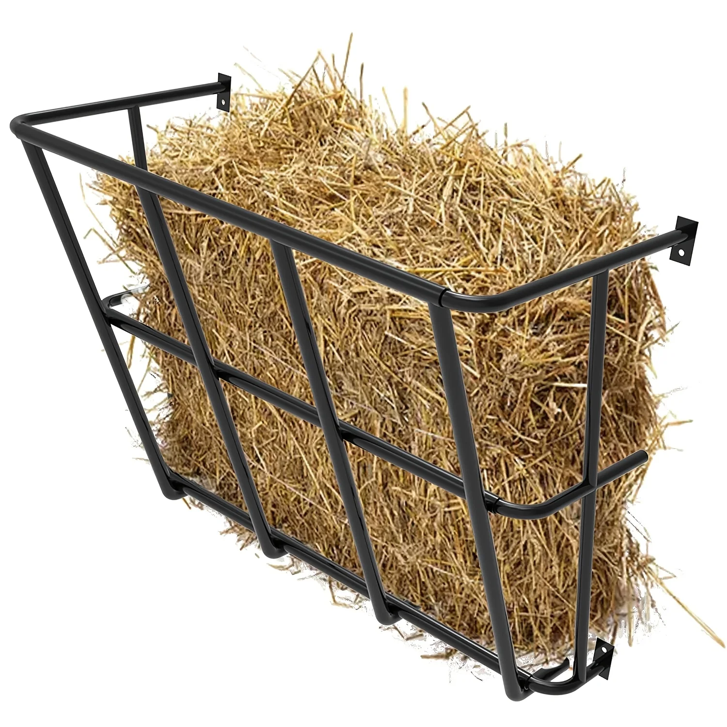 Hay Feeder Goat, 18 Gallon Multiple Sided Goat Hay Rack, Heavy Duty Iron Wall Hay Rack for Sheep with Detachable Grain Tray
Hay Feeder Goat, 18 Gallon Multiple Sided Goat Hay Rack, Heavy Duty Iron Wall Hay Rack for Sheep with Detachable Grain Tray