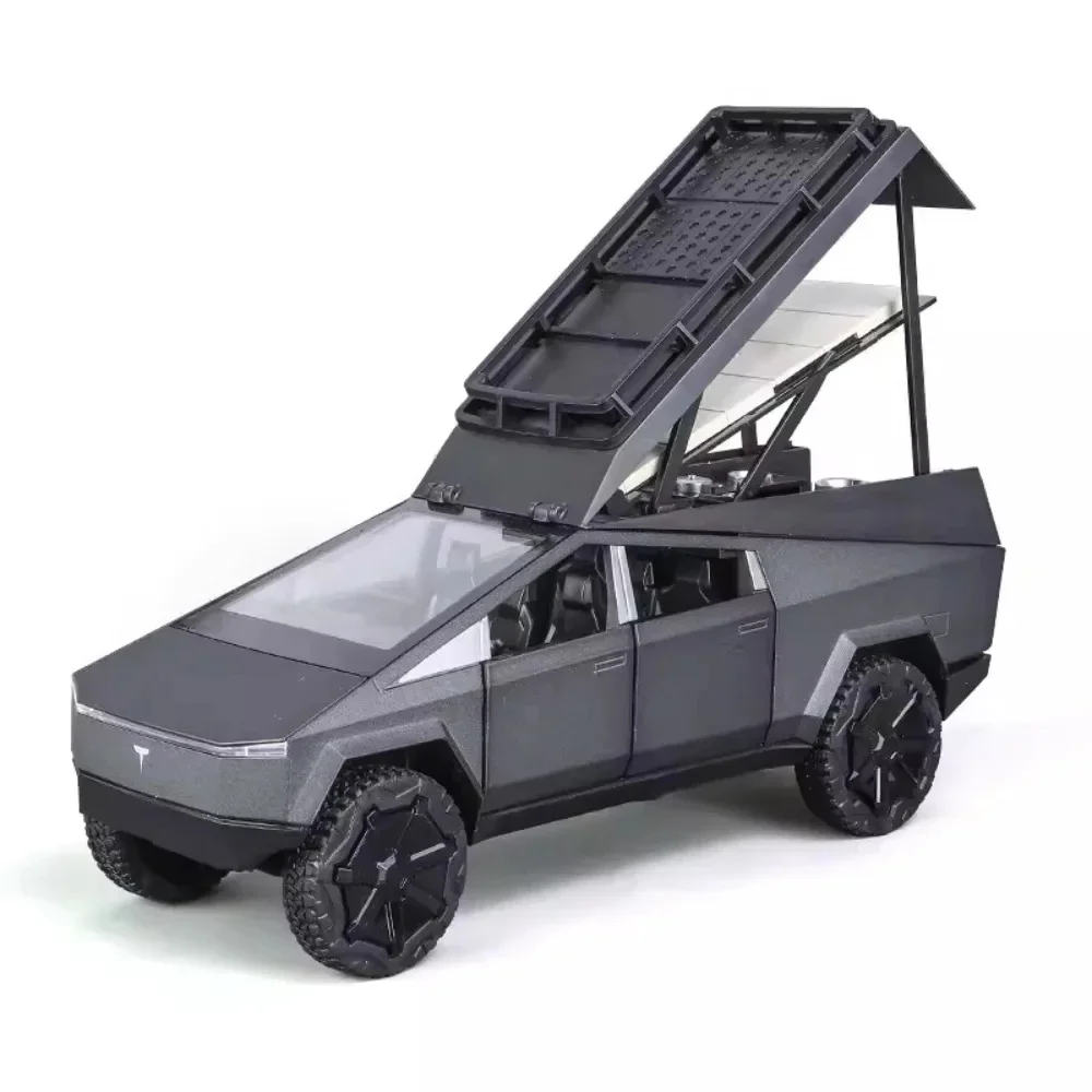 Модель автомобиля Tesla Cybertruck 1/24, металлическая игрушка под давлением
Модель автомобиля Tesla Cybertruck 1/24, металлическая игрушка под давлением