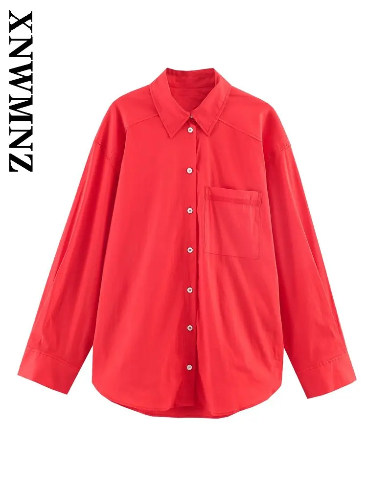 XNWMNZ 2026 Spring New Lady Versatile Simple Long Sleeve Shirt Fashion Holiday Woman's Turn-down Collar Vintage Long Sleeve Top
XNWMNZ 2026 Spring New Lady Versatile Simple Long Sleeve Shirt Fashion Holiday Woman's Turn-down Collar Vintage Long Sleeve Top