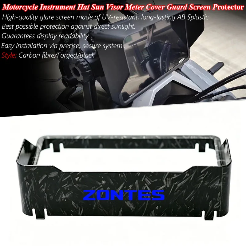 Fit For ZONTES 368G G368 368 G 2024-2025 Motorcycle Instrument protection Screen Sunshade Guard Cover Sun Visor Cover Instrument
Fit For ZONTES 368G G368 368 G 2024-2025 Motorcycle Instrument protection Screen Sunshade Guard Cover Sun Visor Cover Instrument