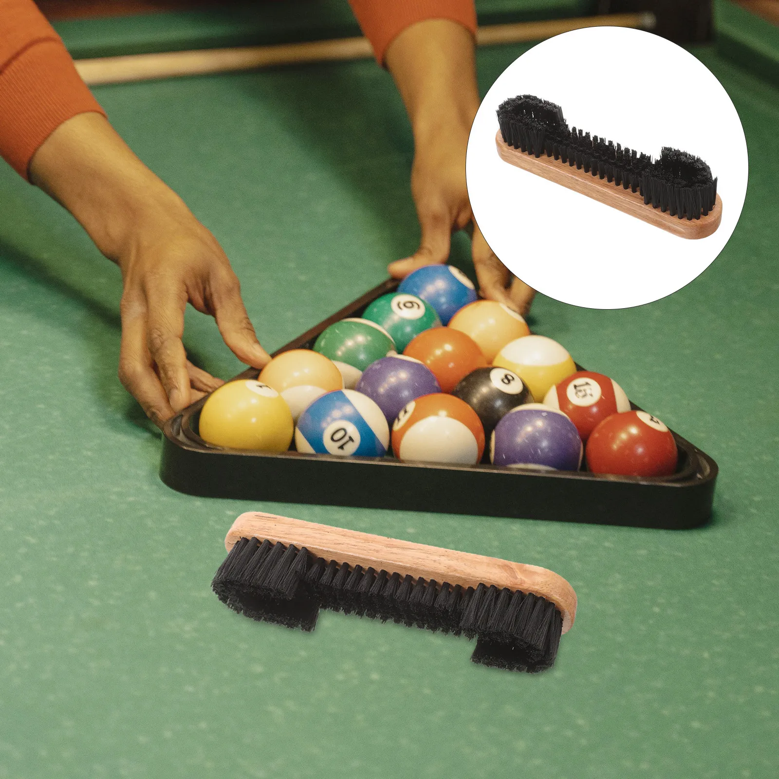 Pool Table Brush for Felt Wooden Handle Professional Billiard Cleaning Tool No Scratch Billiard Table Cleaner Accessories
Pool Table Brush for Felt Wooden Handle Professional Billiard Cleaning Tool No Scratch Billiard Table Cleaner Accessories