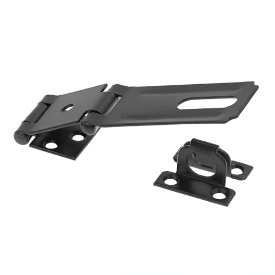 U 117138 Door and Gate Double Safety Hasp Hinge Latch with Fixed Staple 3-1/2 inch with Screws Single Pack
U 117138 Door and Gate Double Safety Hasp Hinge Latch with Fixed Staple 3-1/2 inch with Screws Single Pack