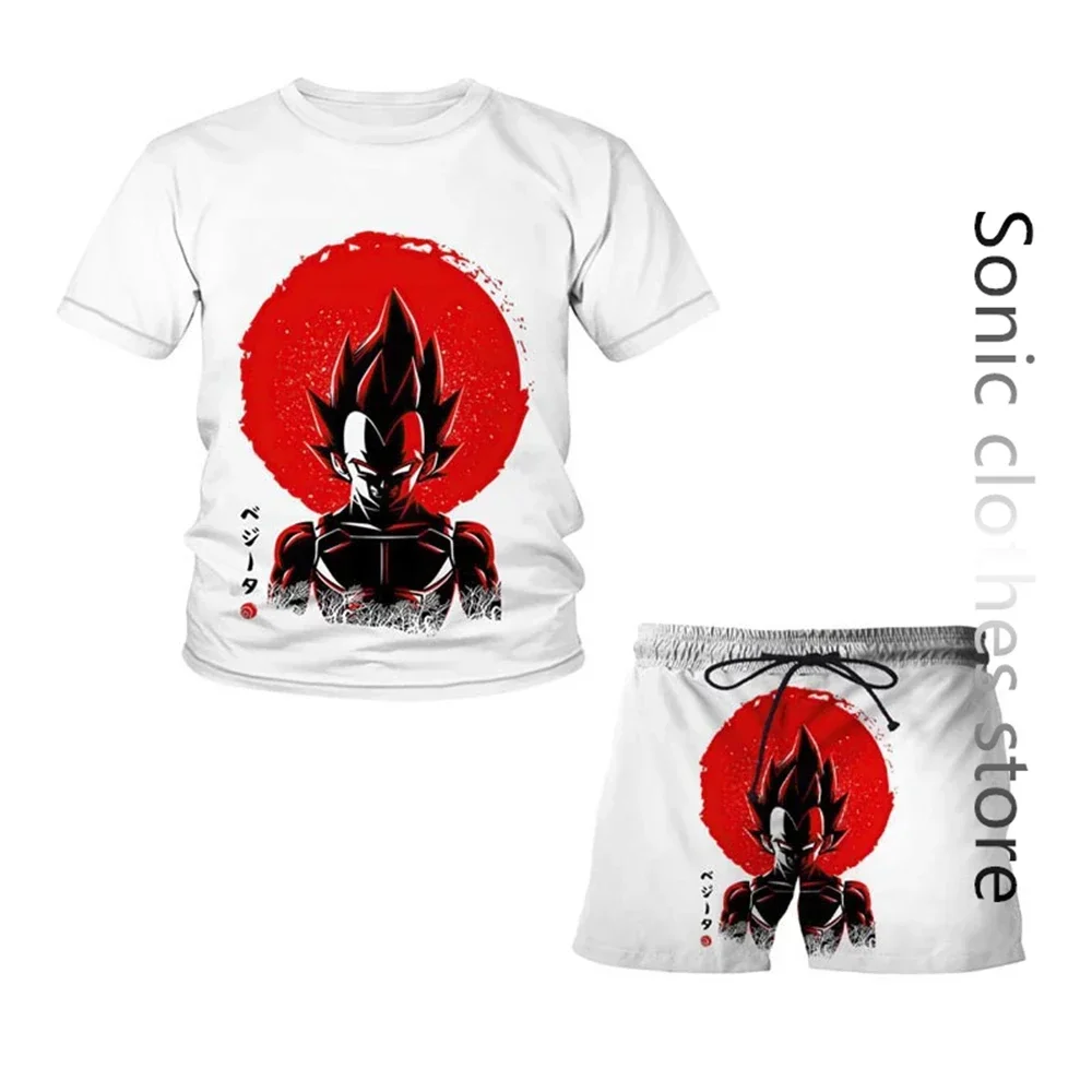 Japanese Cartoon Dragon Ball Z T-shirt Children's Men T-shirt Shorts Two-piece Set Summer Boys T-shirt+shorts Beach Pants
Japanese Cartoon Dragon Ball Z T-shirt Children's Men T-shirt Shorts Two-piece Set Summer Boys T-shirt+shorts Beach Pants