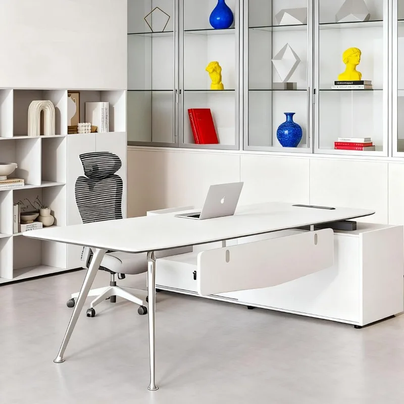 Lshaped White Office Desk Crafts Executive Standing Computer Office Desk Minimalist Display Mesa Ordenador Commercial Furniture
Lshaped White Office Desk Crafts Executive Standing Computer Office Desk Minimalist Display Mesa Ordenador Commercial Furniture
