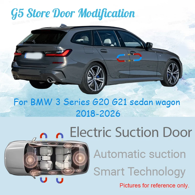 For BMW 3 Series G20 G21 sedan wagon 2018-2026 Car Electric Suction Door Power-assisted Closing Door Soft-close Function
For BMW 3 Series G20 G21 sedan wagon 2018-2026 Car Electric Suction Door Power-assisted Closing Door Soft-close Function