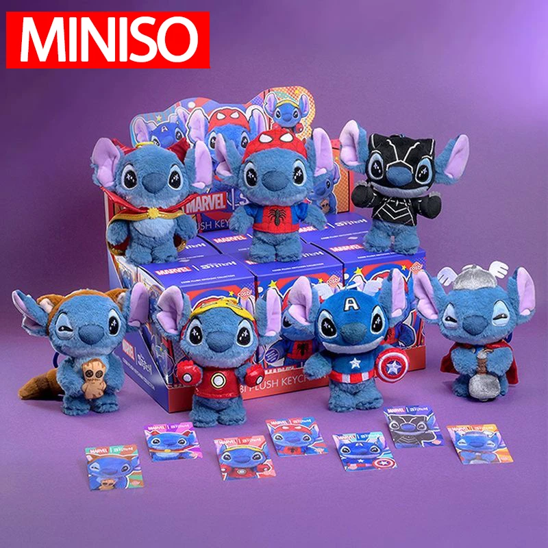 【Miniso】Brand New Top Toy Marvel Stitch Plush Doll Keychain Trendy Blind Box Toy Birthday Gift
【Miniso】Brand New Top Toy Marvel Stitch Plush Doll Keychain Trendy Blind Box Toy Birthday Gift