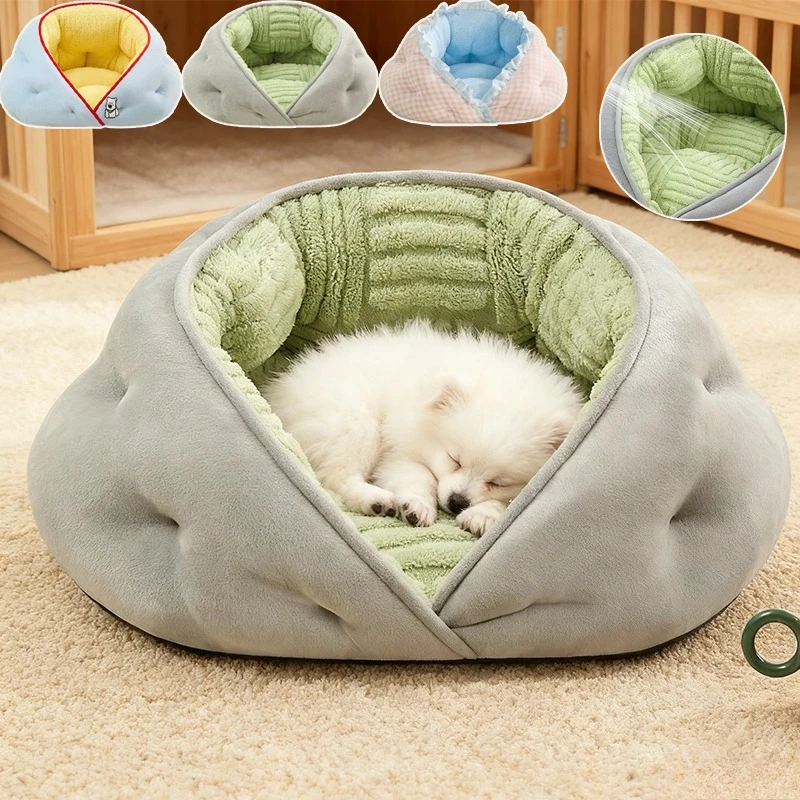 Universal Semi-surrounded Cat Nest Plush Soft Warm Pet House Sofa for Small Medium Dog Winter Pet Accessories Gato Accesorios
Universal Semi-surrounded Cat Nest Plush Soft Warm Pet House Sofa for Small Medium Dog Winter Pet Accessories Gato Accesorios