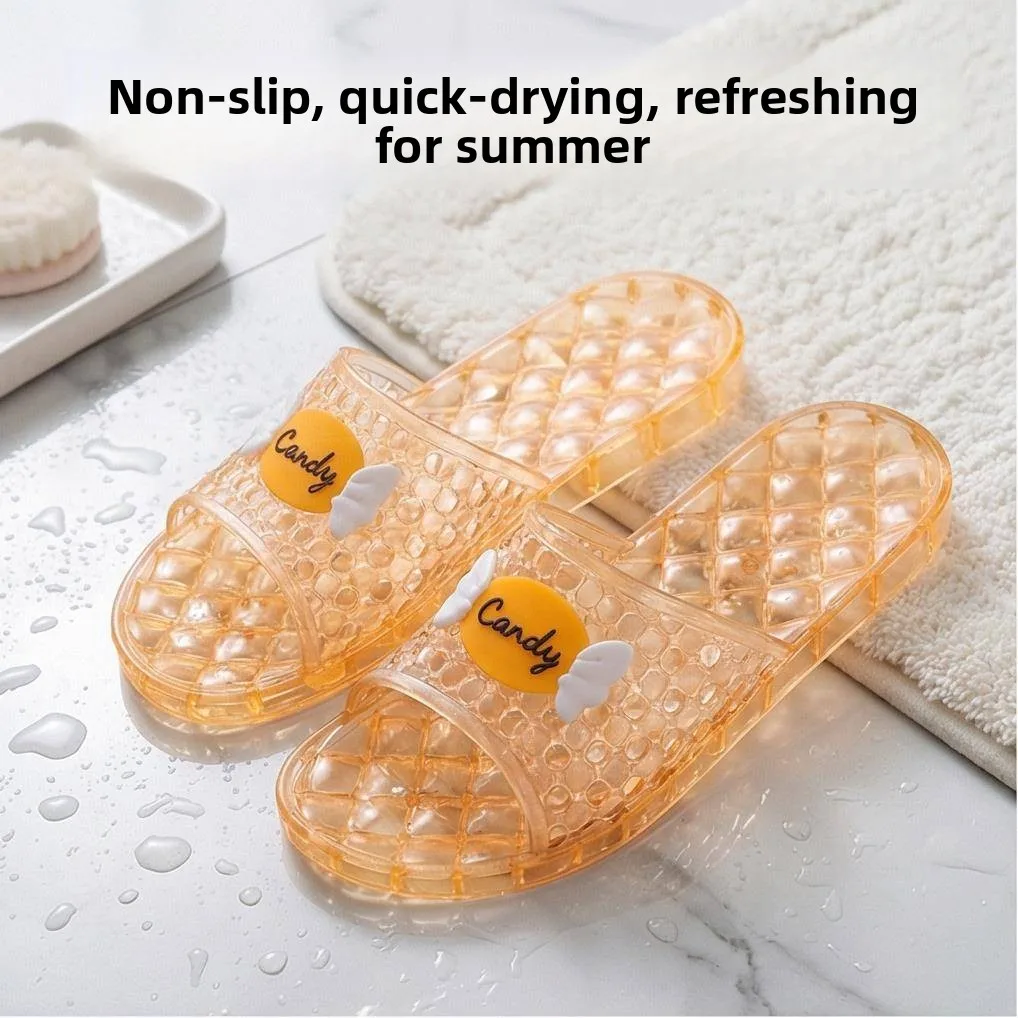 Crystal Slippers Women's Summer Indoor Home Bathroom Anti-Slip Thick Bottom Wear-Resistant Breathable Deodorant Cool Slippers
Crystal Slippers Women's Summer Indoor Home Bathroom Anti-Slip Thick Bottom Wear-Resistant Breathable Deodorant Cool Slippers