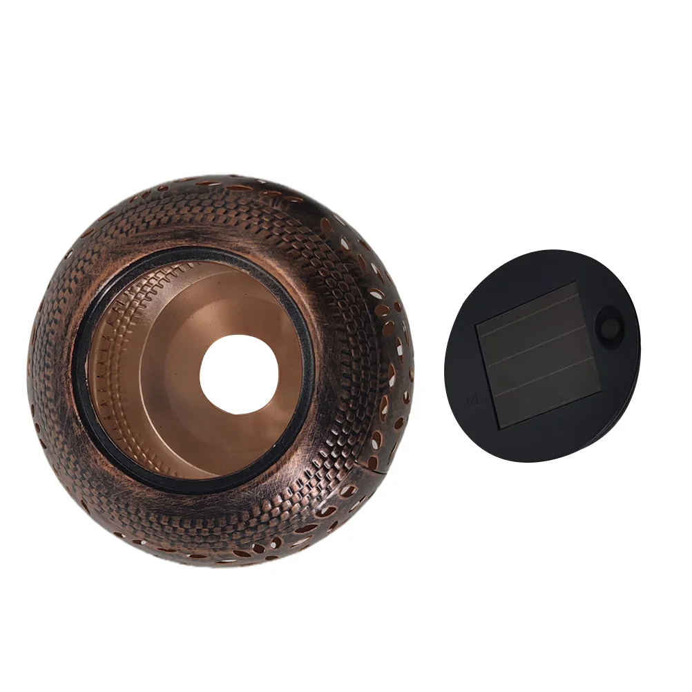 Metal Decorative Lamp Industrial Style Solar Lawn Hollowed Out Outdoor LED Iron Craft Nordic Round Garden Light
Metal Decorative Lamp Industrial Style Solar Lawn Hollowed Out Outdoor LED Iron Craft Nordic Round Garden Light