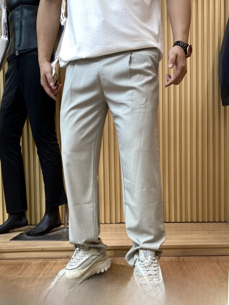 Cool Feeling Linen Blend Lightweight Breathable Men's Comfortable Straight Leg Casual Pants Spring Summer Fashion Versatile
Cool Feeling Linen Blend Lightweight Breathable Men's Comfortable Straight Leg Casual Pants Spring Summer Fashion Versatile