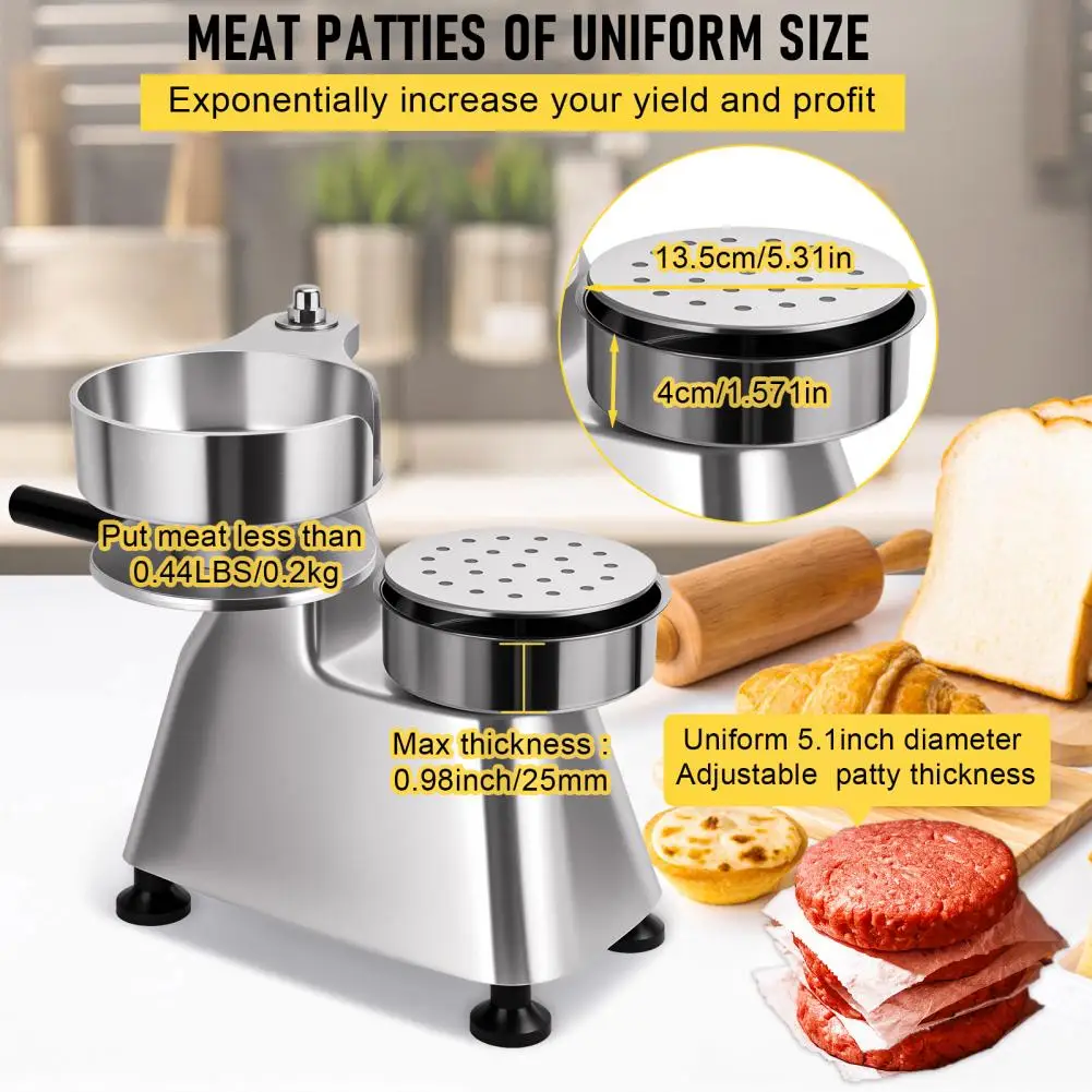 Burger Maker Machine,304 Stainless Steel Tray,with Paper Holder,Anti-slip Foot Pad,Burger Maker Machine,Food Grade,Washable
Burger Maker Machine,304 Stainless Steel Tray,with Paper Holder,Anti-slip Foot Pad,Burger Maker Machine,Food Grade,Washable