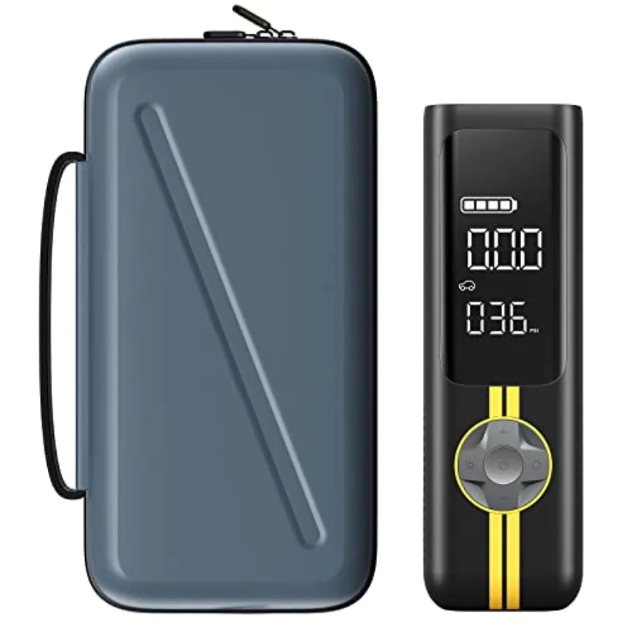 Tire Inflator Yellow and X8 APEX EVA Protective Case for Efficient Vehicle Maintenance and On-the-Go Tire Infla
Tire Inflator Yellow and X8 APEX EVA Protective Case for Efficient Vehicle Maintenance and On-the-Go Tire Infla