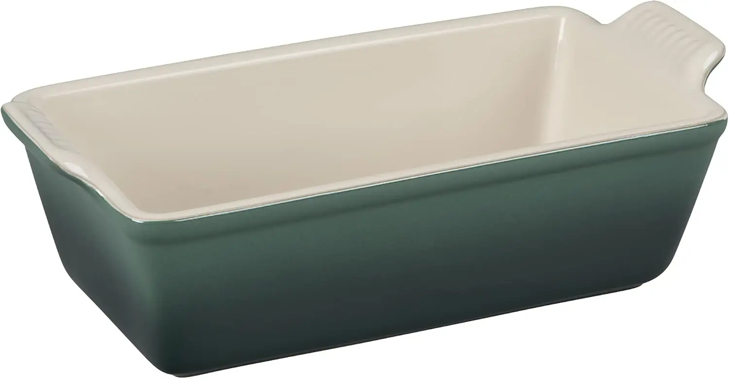 9x5x3 Inch Stoneware Loaf Pan, 1.5 Quart Capacity, Artichaut Green for Even Baking
9x5x3 Inch Stoneware Loaf Pan, 1.5 Quart Capacity, Artichaut Green for Even Baking