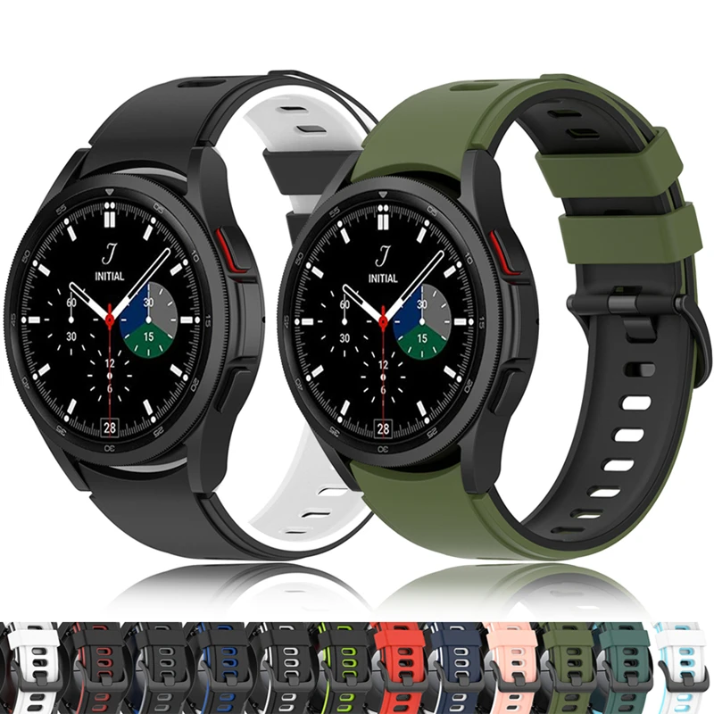 Silicone Strap For Samsung Galaxy Watch 7 6 5 4 40mm 44mm 5 pro 45mm Sport Watch band Bracelet Galaxy Watch 6 Classic 43mm 47mm
Silicone Strap For Samsung Galaxy Watch 7 6 5 4 40mm 44mm 5 pro 45mm Sport Watch band Bracelet Galaxy Watch 6 Classic 43mm 47mm