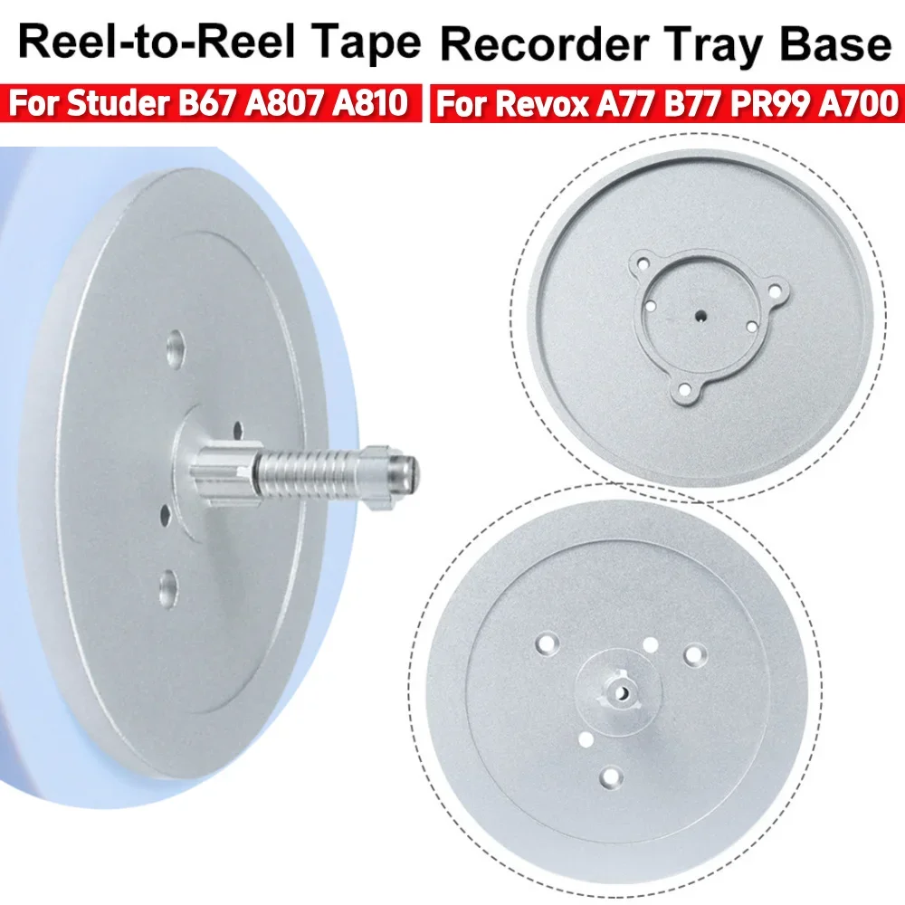 For Studer B67 A807 A810 Reel to Reel Recorder Accessories Top with Tray Base for Revox A77 B77 PR99 A700 Opener with Base
For Studer B67 A807 A810 Reel to Reel Recorder Accessories Top with Tray Base for Revox A77 B77 PR99 A700 Opener with Base