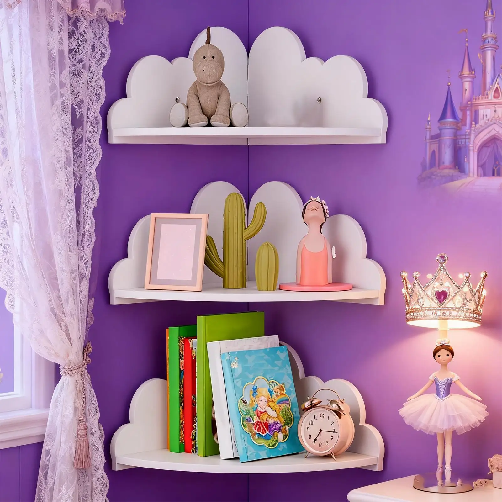 Corner Display Shelf Cloud Wall Bookshelf Wooden Corner Rack Display Shelves For Home Decor Books Toys Bedroom Baby
Corner Display Shelf Cloud Wall Bookshelf Wooden Corner Rack Display Shelves For Home Decor Books Toys Bedroom Baby