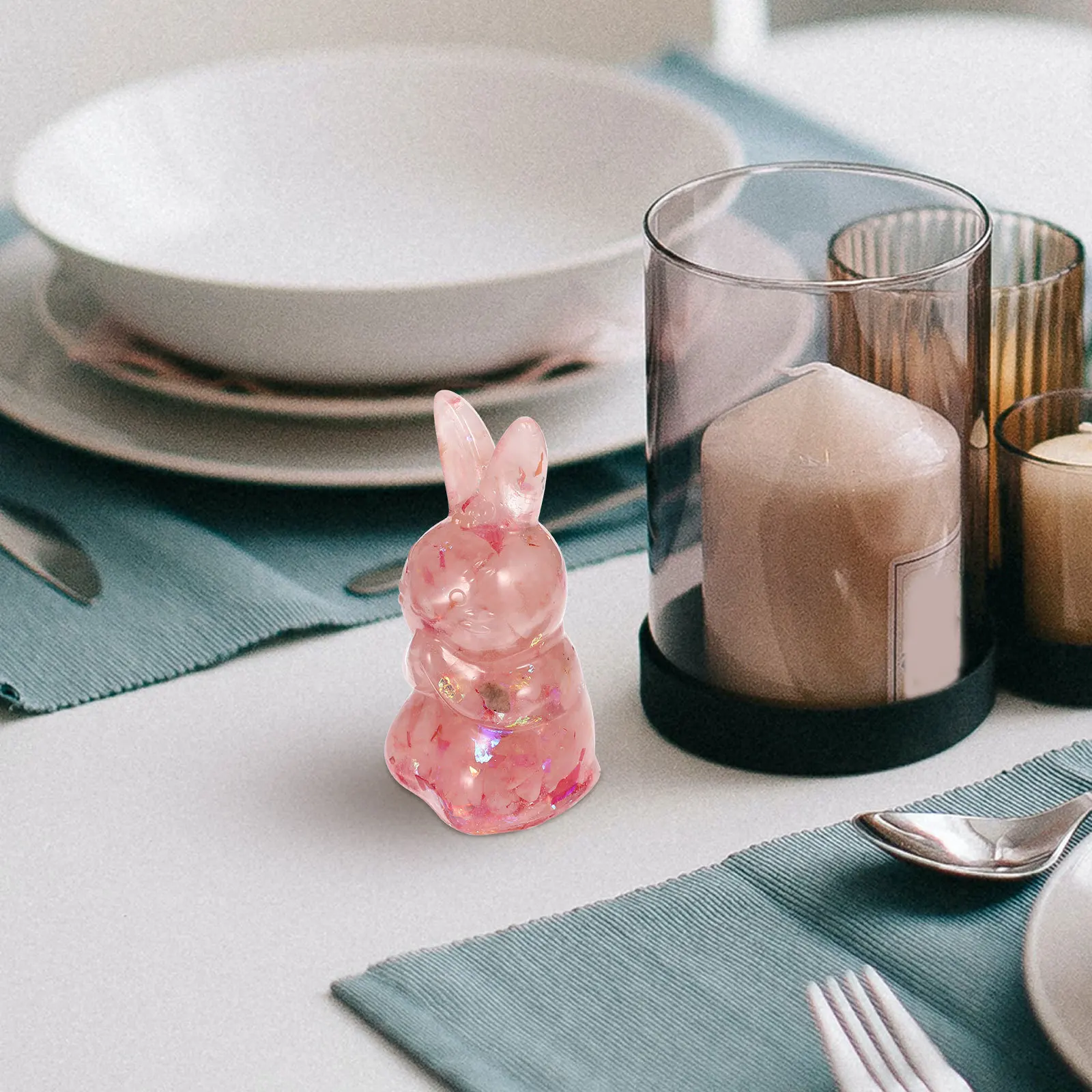 2Pcs Hand Carved Natural Crystal Rabbits Desktop Decorations Bunny Artworks Lucky Animal Sculptures Bunny Figurines 
2Pcs Hand Carved Natural Crystal Rabbits Desktop Decorations Bunny Artworks Lucky Animal Sculptures Bunny Figurines