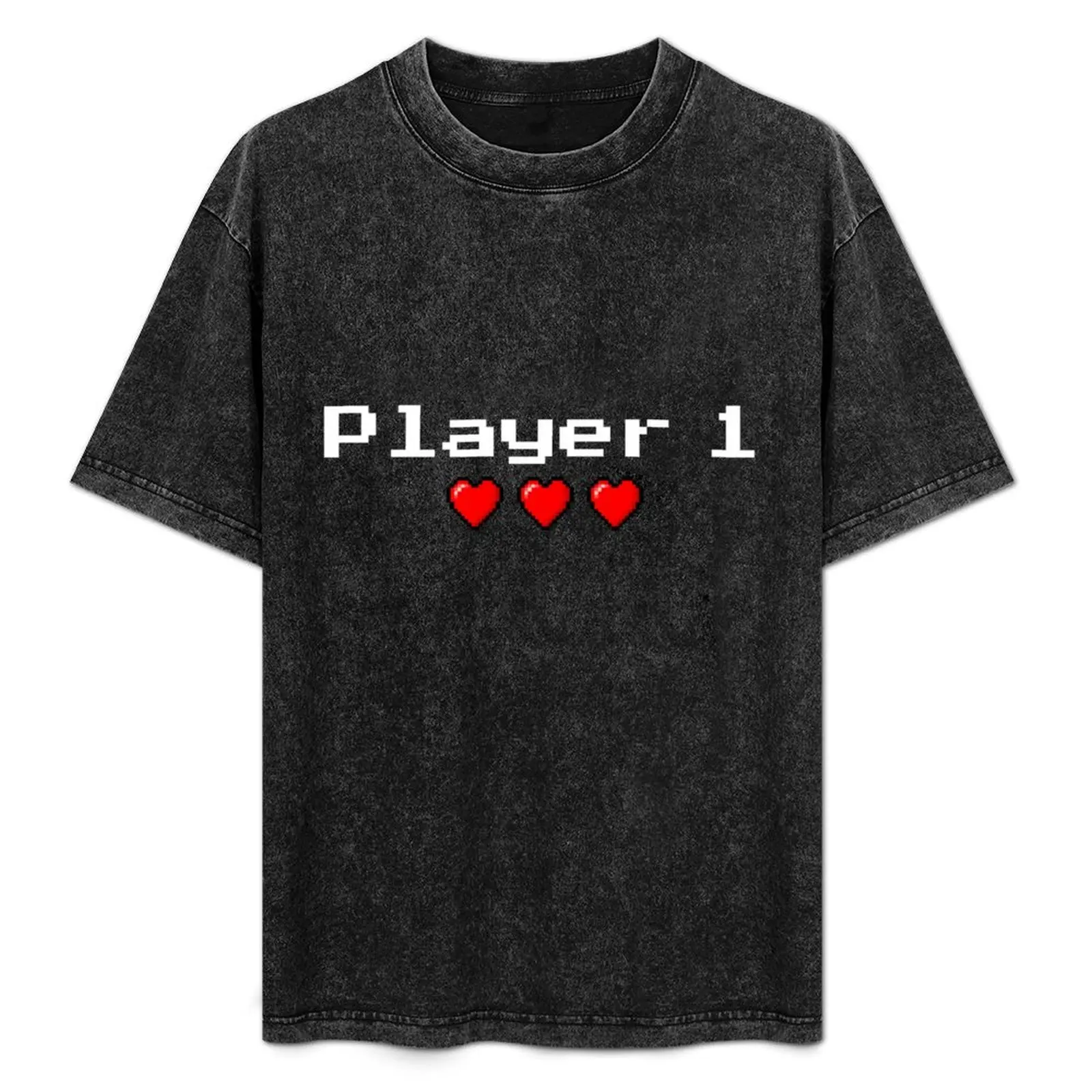 Player 1 couple's logo - Black background T-Shirt Work Wear Breathable Tee
Player 1 couple's logo - Black background T-Shirt Work Wear Breathable Tee