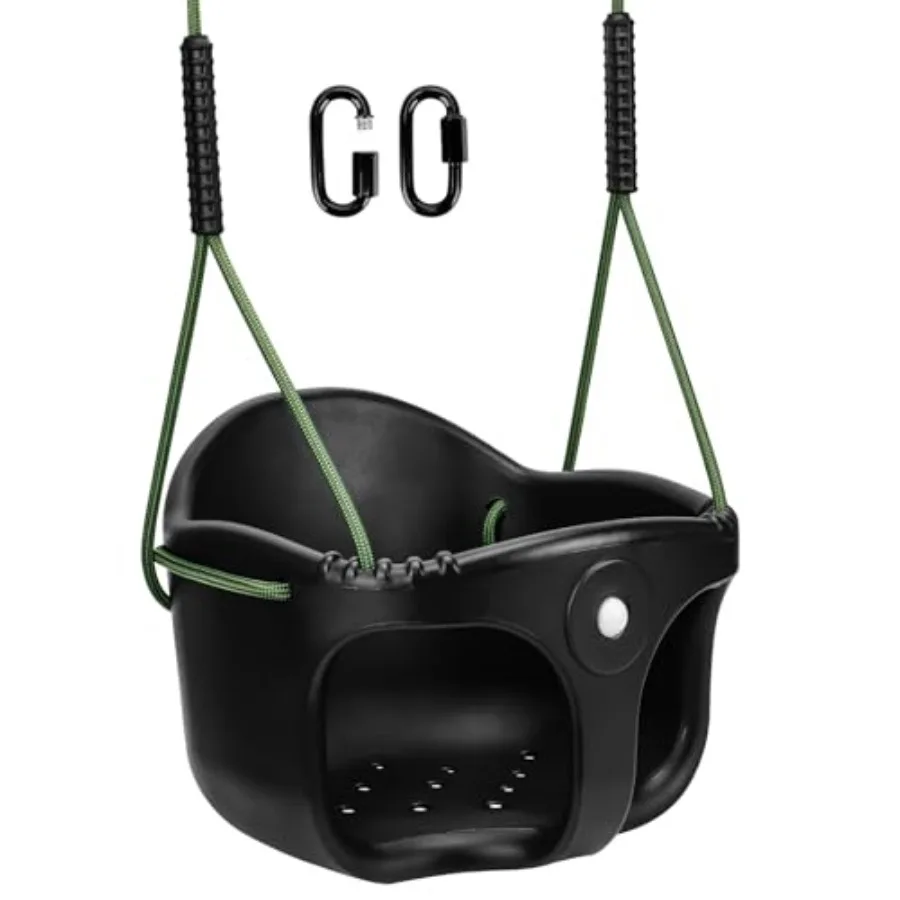 Усиленное сиденье-корзина для детских качелей Jungle Gym с высокой спинкой и цепью для захвата пальцами, полностью собранный комплект для качелей
Усиленное сиденье-корзина для детских качелей Jungle Gym с высокой спинкой и цепью для захвата пальцами, полностью собранный комплект для качелей