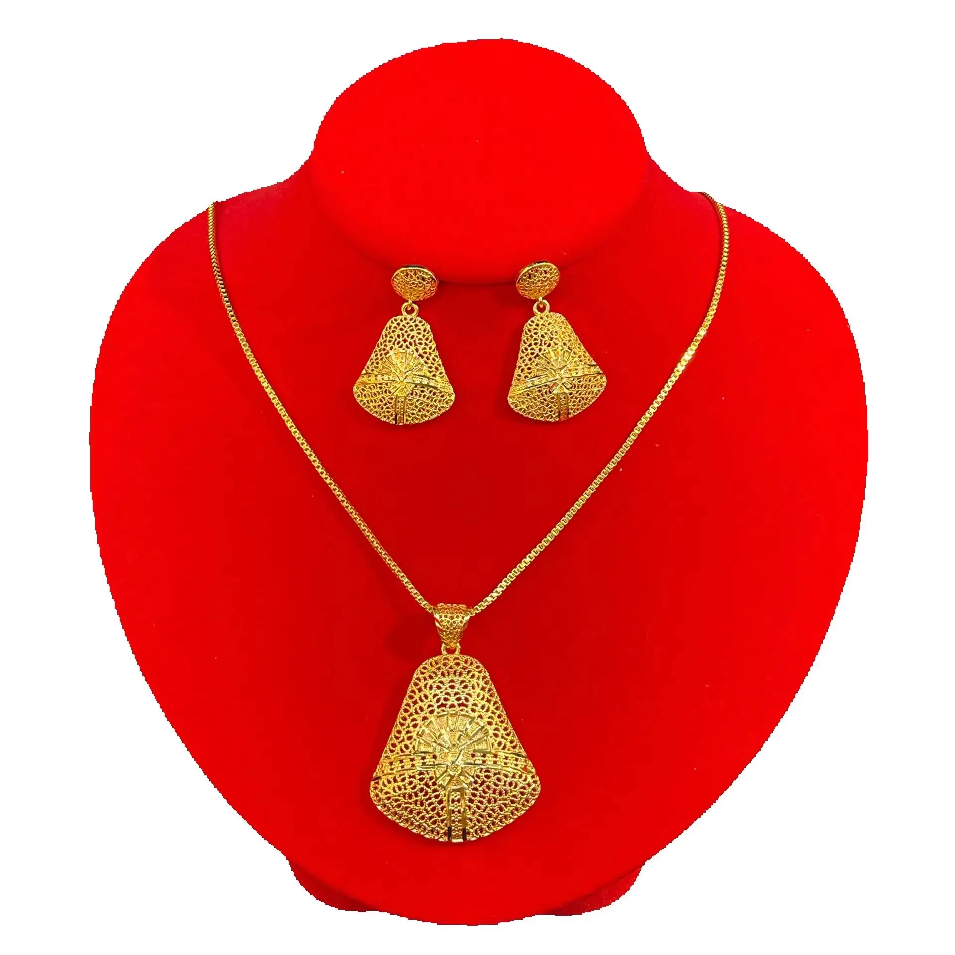 New Dubai Jewelry Set 24K Gold Plated Necklace Earrings Wedding Party Women's Accessories YY11010
New Dubai Jewelry Set 24K Gold Plated Necklace Earrings Wedding Party Women's Accessories YY11010