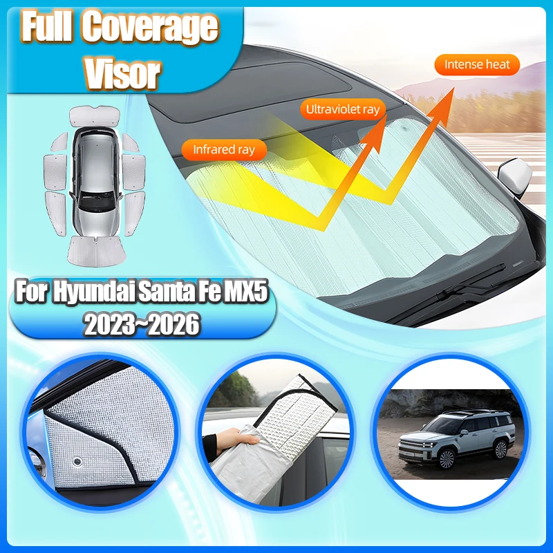 For Hyundai Santa Fe MX5 2024 Accessories 2023 2025 2026 Sunshades Window Visors Windshields Protect Privacy Anti-UV Accessories
For Hyundai Santa Fe MX5 2024 Accessories 2023 2025 2026 Sunshades Window Visors Windshields Protect Privacy Anti-UV Accessories