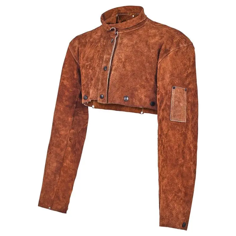 Leather Welding Cape Sleeve, Heavy Duty Flame Resistant Cowhide Safety Cape Sleeves for Men Women, Heat-Resistant for Welding, Blacksmithing, Woodworking, Gardening, L-Size
Leather Welding Cape Sleeve, Heavy Duty Flame Resistant Cowhide Safety Cape Sleeves for Men Women, Heat-Resistant for Welding, Blacksmithing, Woodworking, Gardening, L-Size