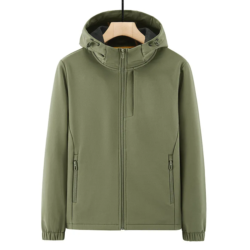 Jacket Hooded Jacket Tactical Soft-shell Climbing Clothing Outdoor Casual Fleece Fleece Lining Bomber Jacket Jackets for Men
Jacket Hooded Jacket Tactical Soft-shell Climbing Clothing Outdoor Casual Fleece Fleece Lining Bomber Jacket Jackets for Men
