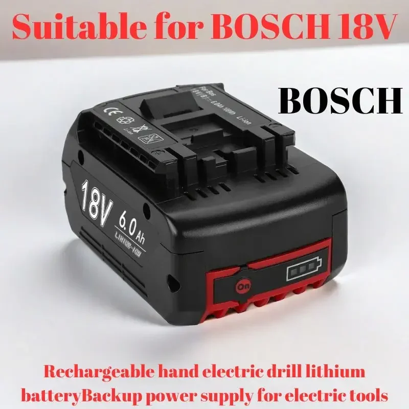 6000mAh For BOSCH 18V LITHIUM-ION BATTERY GBA 18v 6.0/8.0 /12.0Ah Professional GBA GSR GSB BAT609 Rechargeable Battery
6000mAh For BOSCH 18V LITHIUM-ION BATTERY GBA 18v 6.0/8.0 /12.0Ah Professional GBA GSR GSB BAT609 Rechargeable Battery