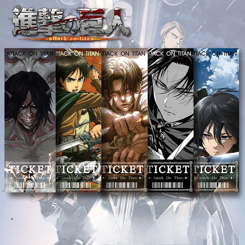 Eren Jaeger Mikasa Ackerman Armin Arlert Popular Anime 2D Peripheral Double-sided Laser Ticket Bookmarks Comic Exhibition Gifts
Eren Jaeger Mikasa Ackerman Armin Arlert Popular Anime 2D Peripheral Double-sided Laser Ticket Bookmarks Comic Exhibition Gifts