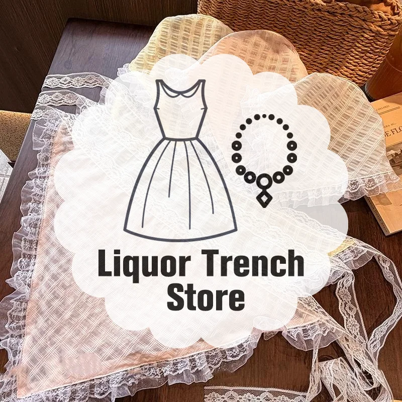 Sweet Lace Trim Triangle Headscarf Pastoral Style Multi-functional Fart Curtain Belt Vacation Beach Daily Casual Styling Decor
Sweet Lace Trim Triangle Headscarf Pastoral Style Multi-functional Fart Curtain Belt Vacation Beach Daily Casual Styling Decor