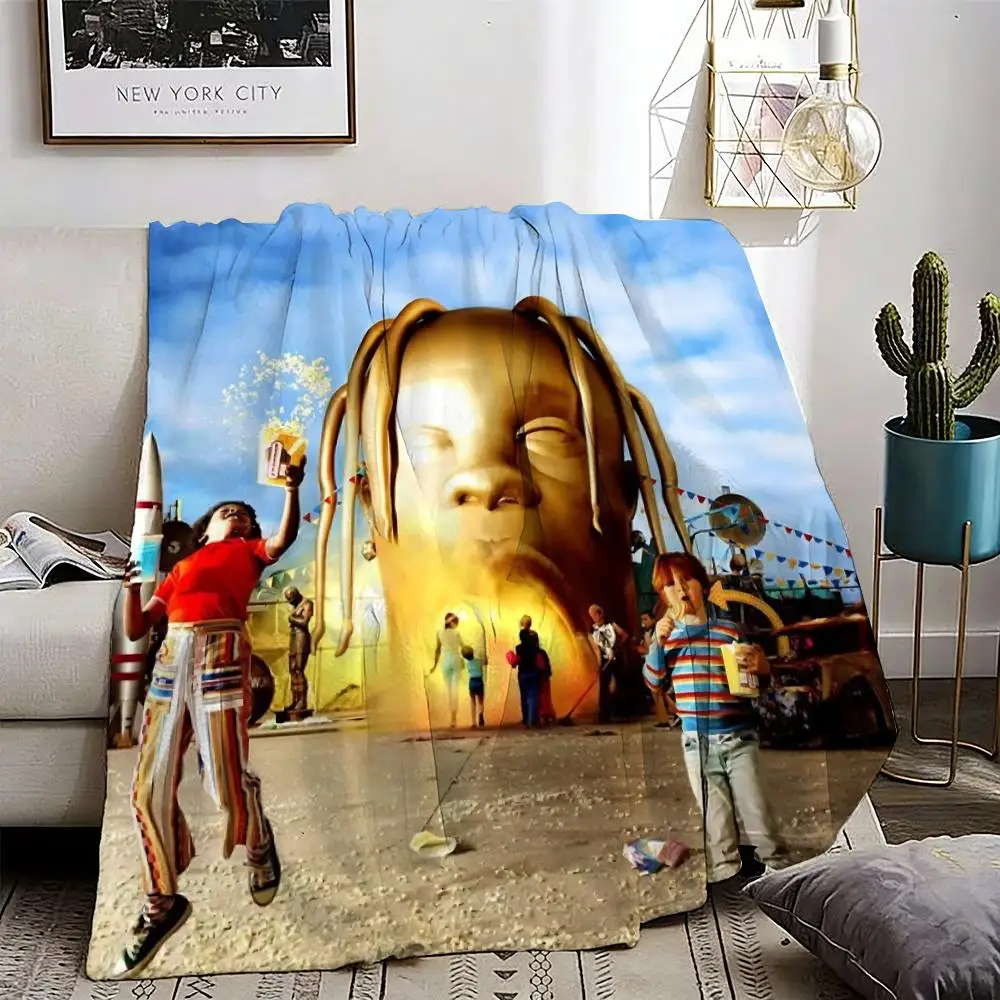 Rapper Travis Scott UTOPIA Throw Lightweight 240g Flannel Blanket Soft Skin-friendly for Summer Cooling
Rapper Travis Scott UTOPIA Throw Lightweight 240g Flannel Blanket Soft Skin-friendly for Summer Cooling