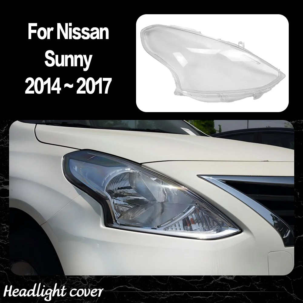 For Nissan Sunny 2014 2015 2016 2017 Headlamp Lamp Shell Headlight Cover Transparent Lampshade Plexiglass Replace Original Lens
For Nissan Sunny 2014 2015 2016 2017 Headlamp Lamp Shell Headlight Cover Transparent Lampshade Plexiglass Replace Original Lens