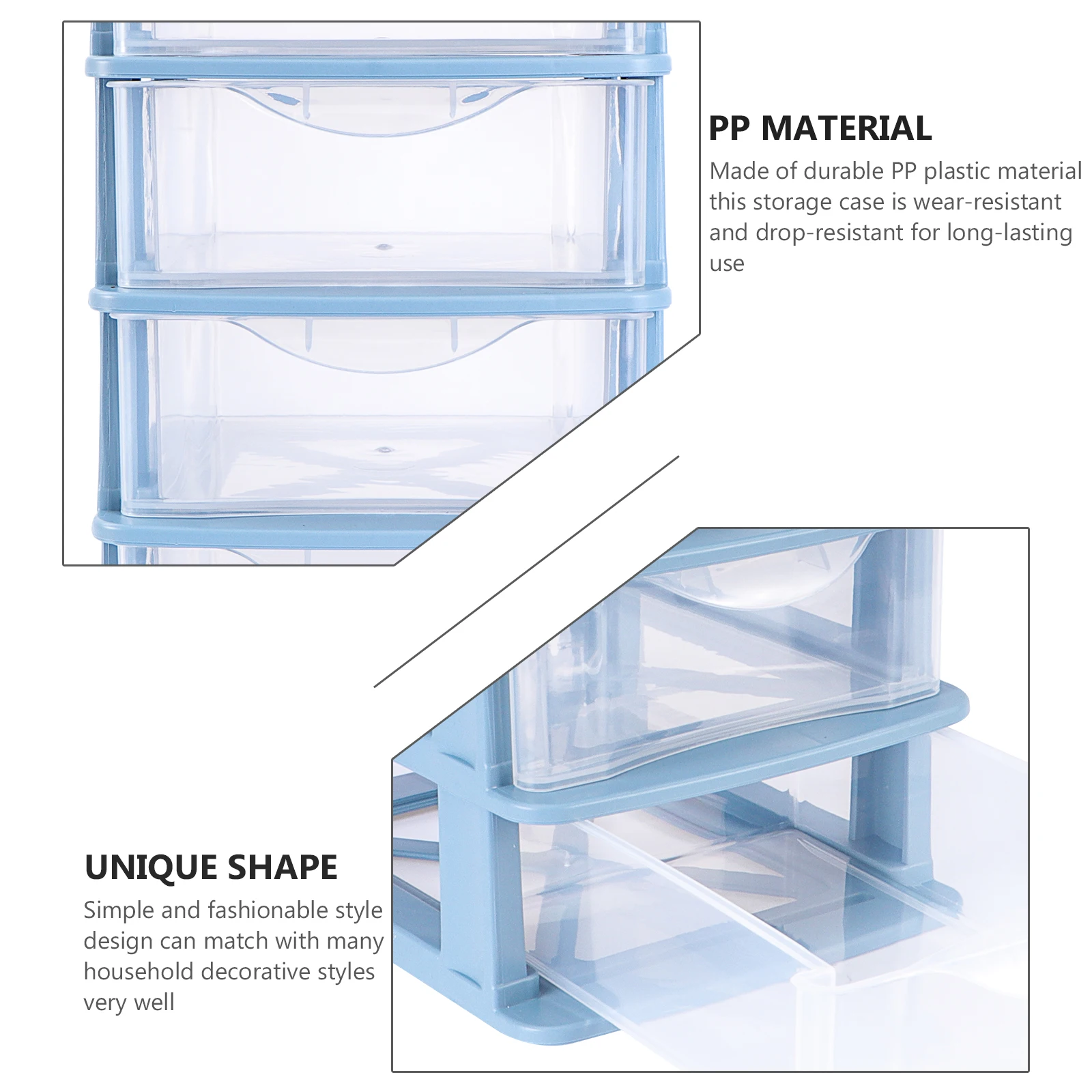1pc Plastic PP Drawer Storage Box Clear Dustproof Container Makeup Case Desktop Organizer Storage Solution
1pc Plastic PP Drawer Storage Box Clear Dustproof Container Makeup Case Desktop Organizer Storage Solution
