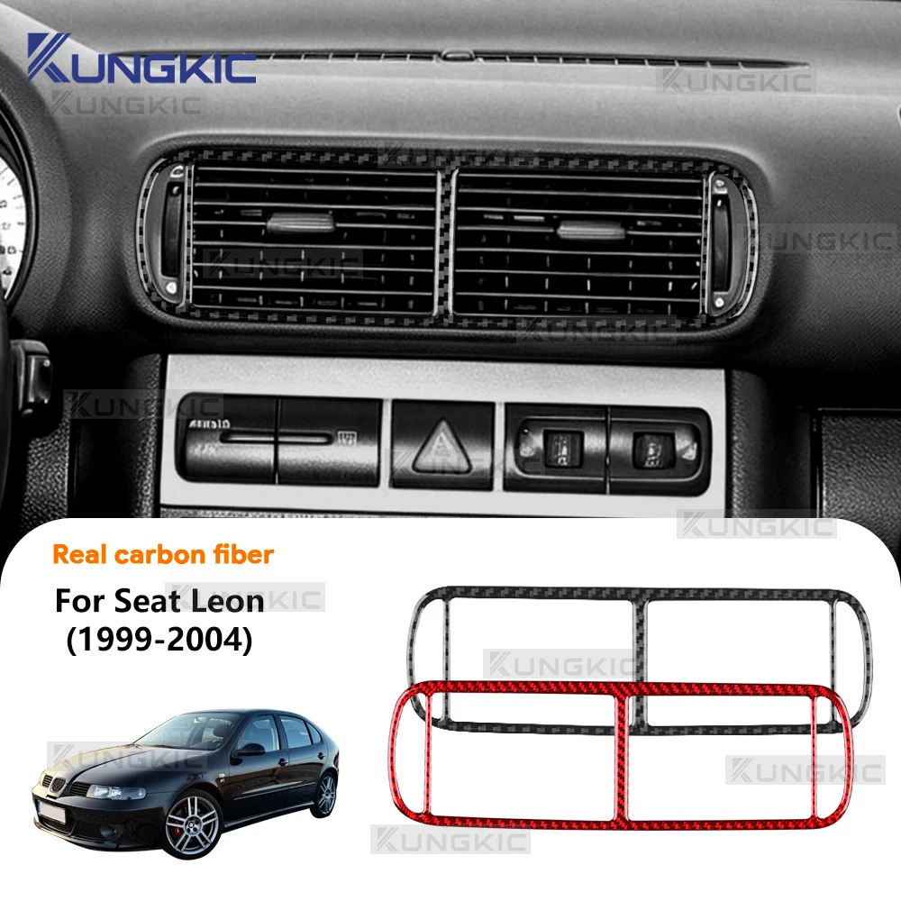 Real Soft Carbon Fiber Trim for Seat Leon MK1 1M 1999 2000 2001 2002 2003 2004 Center AC Air Vent Outlet Interior Accessories
Real Soft Carbon Fiber Trim for Seat Leon MK1 1M 1999 2000 2001 2002 2003 2004 Center AC Air Vent Outlet Interior Accessories