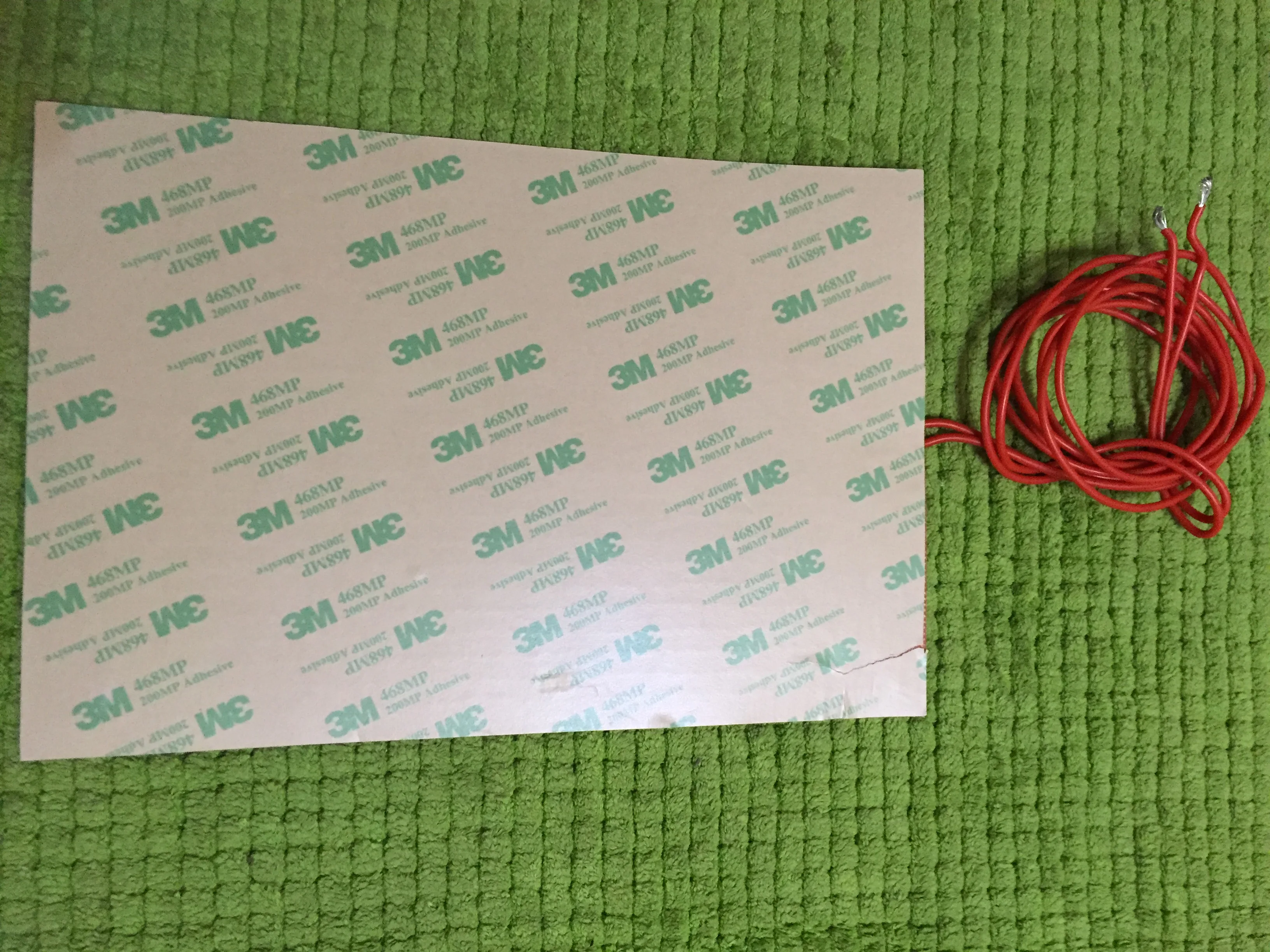 100 x 150mm 75W 220V Wholesale High quality flexible Silicone Heater mat Heating Element 3D printed heated bed silicone heater
100 x 150mm 75W 220V Wholesale High quality flexible Silicone Heater mat Heating Element 3D printed heated bed silicone heater