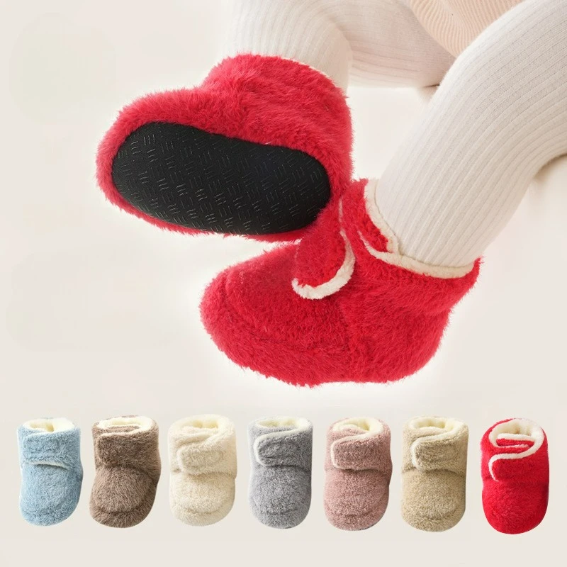 Красные новогодние первые ходунки, осенне-зимняя утолщенная теплая обувь и носки, нескользящие носки-тапочки, однотонная обувь на мягкой подошве
Красные новогодние первые ходунки, осенне-зимняя утолщенная теплая обувь и носки, нескользящие носки-тапочки, однотонная обувь на мягкой подошве