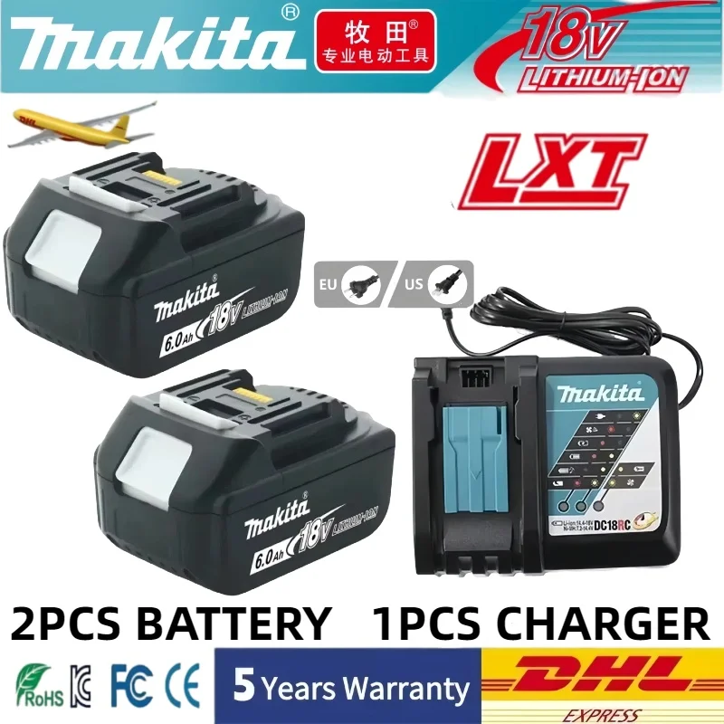 100% OriginalMakita lithium-ion battery 18V BL1850B BL1860Bsuitable for Makita 18V electric toolDTW700 DDF487 with charger
100% OriginalMakita lithium-ion battery 18V BL1850B BL1860Bsuitable for Makita 18V electric toolDTW700 DDF487 with charger