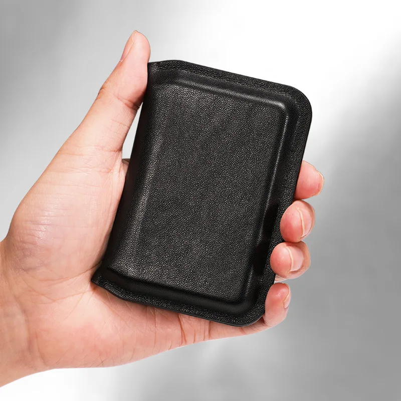 Magnetic Card bag Men's Leather Document Bag ID Card High-end Multi-card Position Senior Anti-theft Brush Ultra-thin Card Holder
Magnetic Card bag Men's Leather Document Bag ID Card High-end Multi-card Position Senior Anti-theft Brush Ultra-thin Card Holder