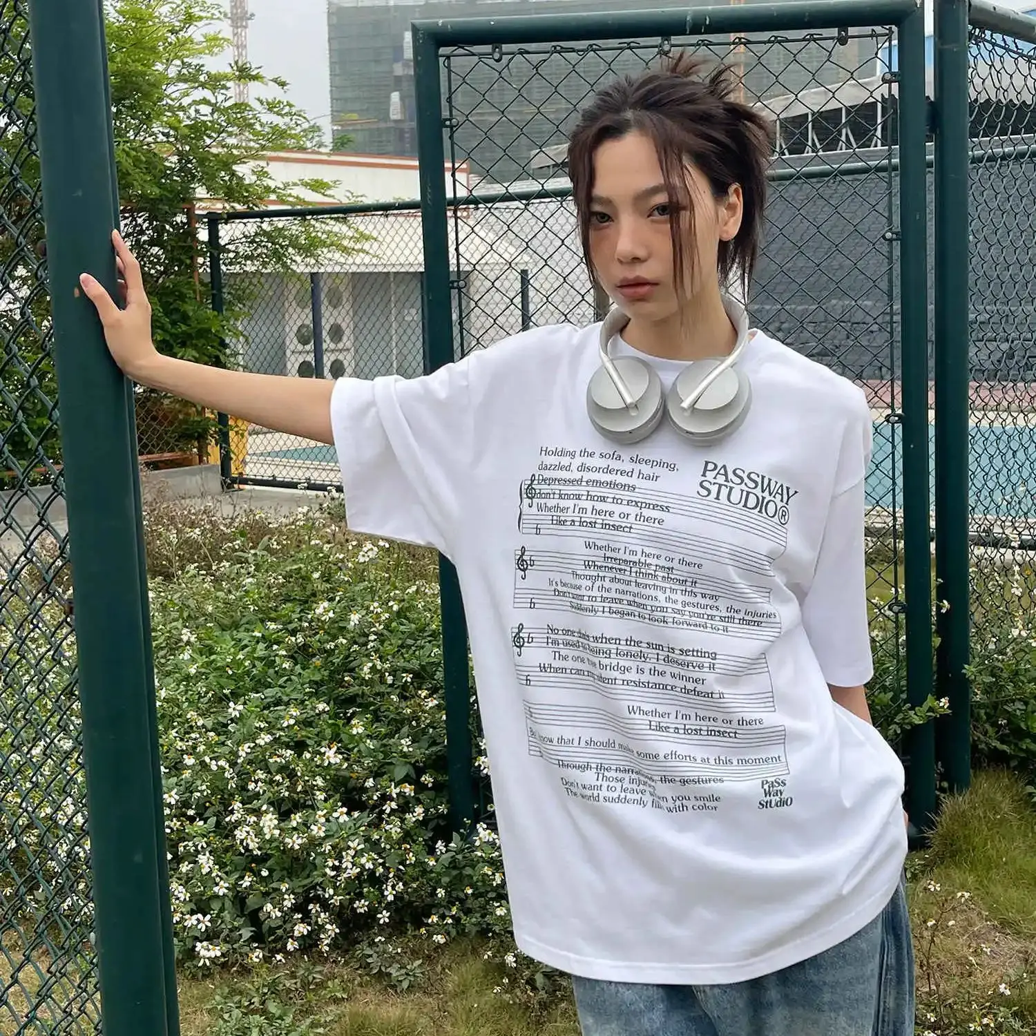 American Letter Printing Short-Sleeved Loose Half-Sleeved T-Shirt Women Summer New Niche Design Ins Casual Versatile Top
American Letter Printing Short-Sleeved Loose Half-Sleeved T-Shirt Women Summer New Niche Design Ins Casual Versatile Top