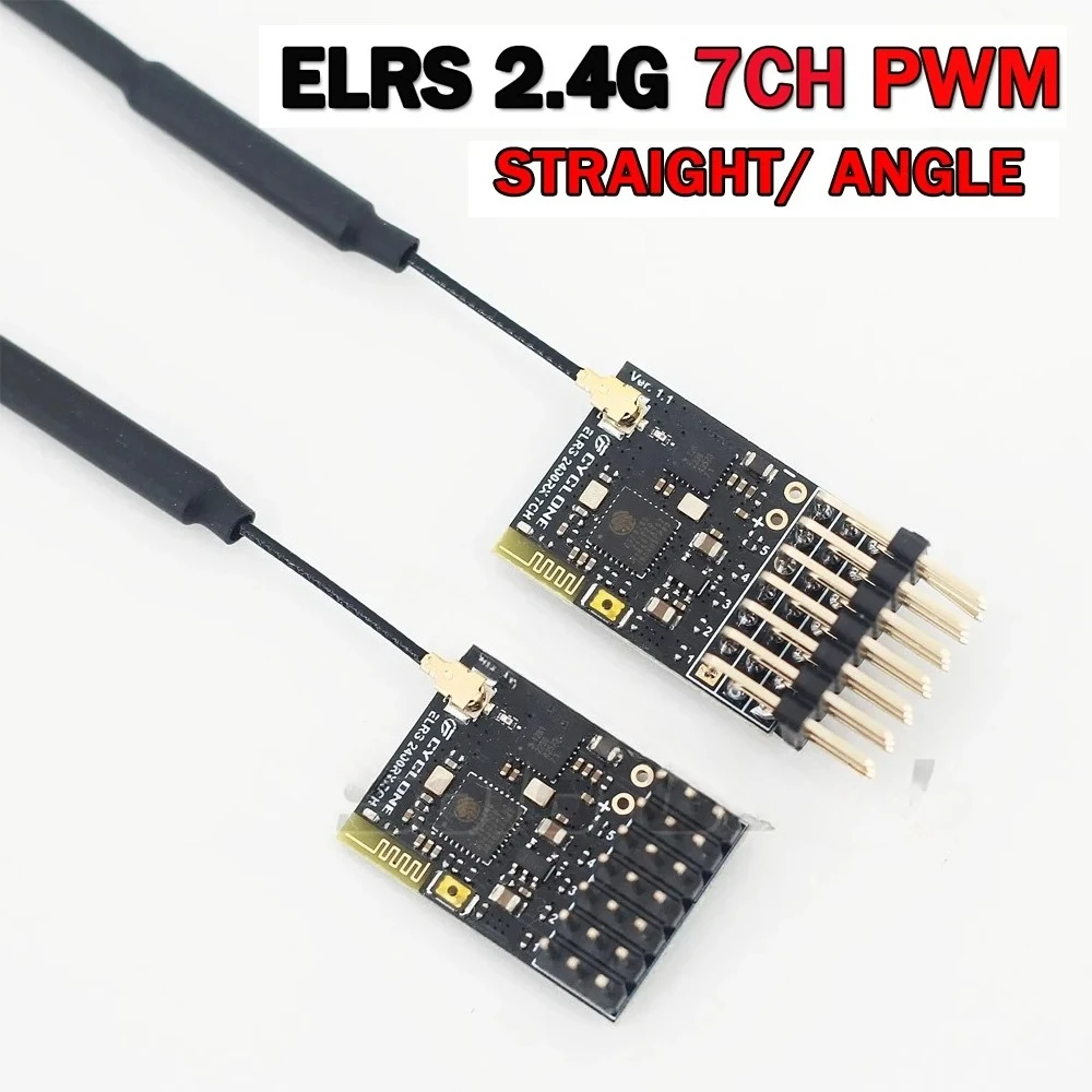 CYCLONE ELRS 2.4G 7CH PWM Receiver ExpressLRS RX 2400RX PWM/CRSF Protocol For RC FPV Drone Fixed Wing Car Boat Quadcopter
CYCLONE ELRS 2.4G 7CH PWM Receiver ExpressLRS RX 2400RX PWM/CRSF Protocol For RC FPV Drone Fixed Wing Car Boat Quadcopter