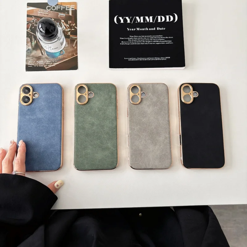 Suitable for electroplated sheepskin leatheriphonePhone caseiPhone16ProAnti-Fall16plusMen and Women16Protective Sleeve
Suitable for electroplated sheepskin leatheriphonePhone caseiPhone16ProAnti-Fall16plusMen and Women16Protective Sleeve