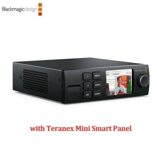 Blackmagic Web Presenter Teranex Smart Panel LCD Screen SDI HD-MI Stream switchers Live device broadcast for Camera Video
Blackmagic Web Presenter Teranex Smart Panel LCD Screen SDI HD-MI Stream switchers Live device broadcast for Camera Video