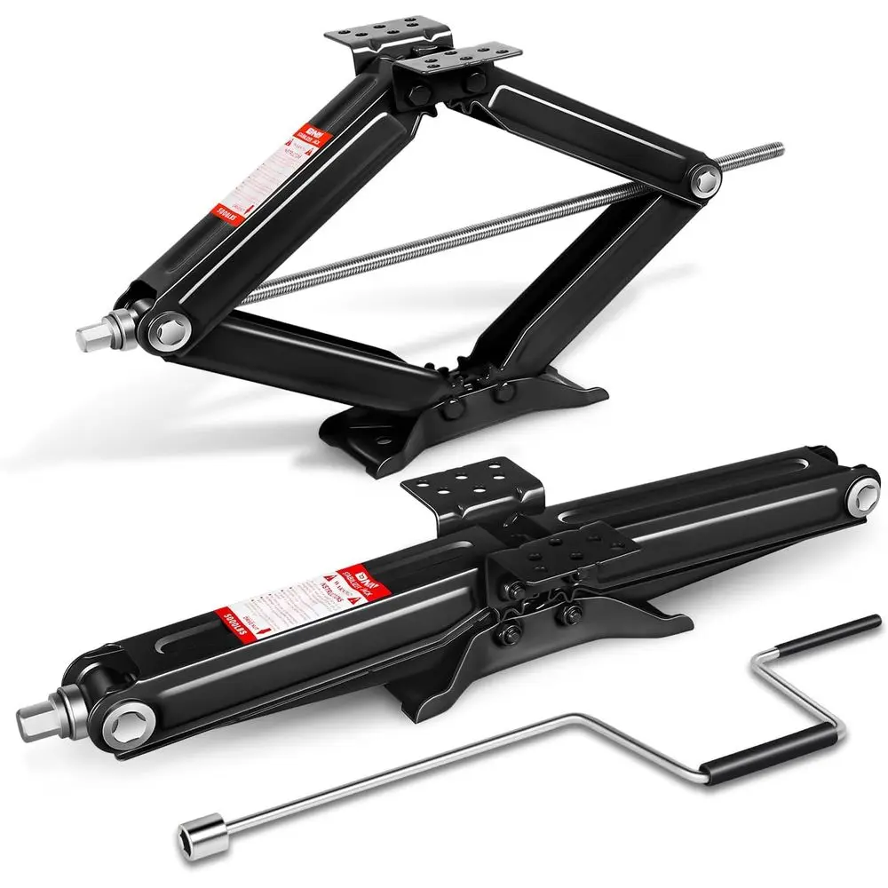 5000lbs Capacity RV Trailer Leveling Scissor Jacks with Speed Crank, 2-Pack, 4-24 Height Adjustment
5000lbs Capacity RV Trailer Leveling Scissor Jacks with Speed Crank, 2-Pack, 4-24 Height Adjustment